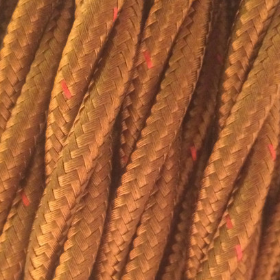 Провод матерчатый 3x1,5 бронзовый (100 м)