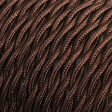 Провод матерчатый 3x2,50 коричневый (100 м)