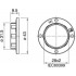 Arditi Кольцо Е14 10х43мм  широкое черный, GHIERA E14 ART.141 NE