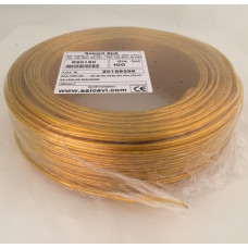 Провод Salcavi плоский 2х0.75 мм2 прозрачный золотой (бухта 100м)