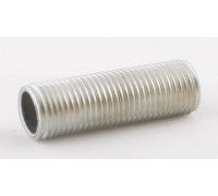 Трубка сталь оцинкованная с резьбой M10 x1 L=55mm, мешок 3000 штук.