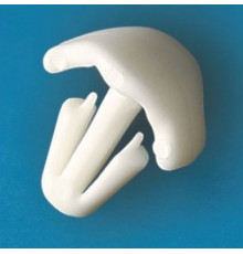 Steab фиксирующая клипса Nylon 66  A= 9.1 mm B= 2.5-3.5 mm C= 5.5 mm D= 5.5 mm E= 4.4 mm F= 3 mm
