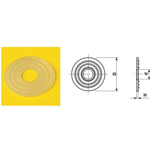 Steab Пластиковое колечко D=30 d=10.5 PVC