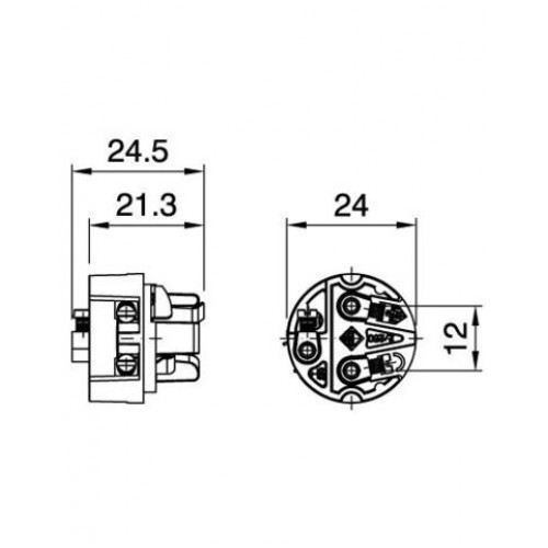 Arditi Контакт для патрона Е14 Ме Т230, INSERT E14 FT T230 PPS M LDH