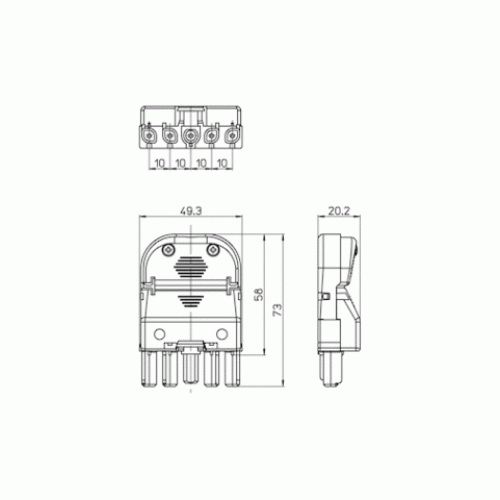 1602/VCB-SM-5 Клеммный разъем