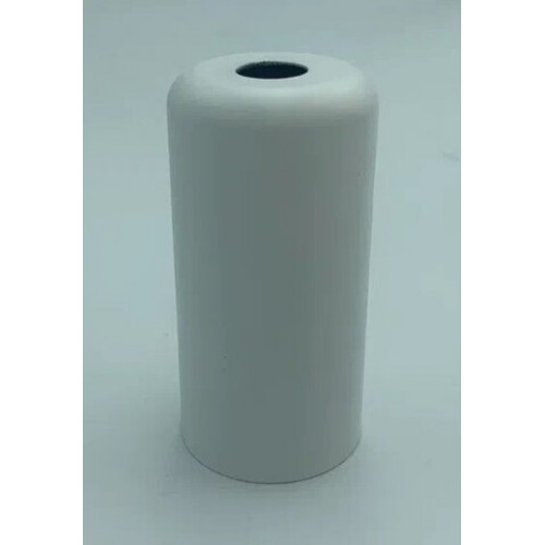 Стаканчик под патрон Е14 h=60 d=30mm, сталь, белый