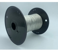 Провод круглый  1х0.75 mm прозрачный, тефлон. (200 м) D 1,75 mm