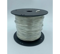 Провод круглый 3х0.50 mm прозрачный с цветовой индикацией, тефлон. (100 м) D 4,85 mm