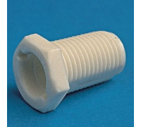 Ниппель M10x1 L=7  C=12 белый
