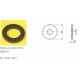 Пластиковое колечко D=10 d=5,3 A=3 mm цвет нетральный