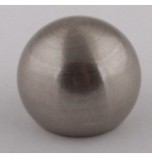 Шарик с одним отверстием М10х1, D= 15 mm,  цвет никель
