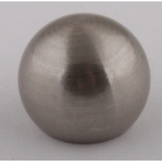 Шарик с одним отверстием М10х1, D= 15 mm,  цвет никель