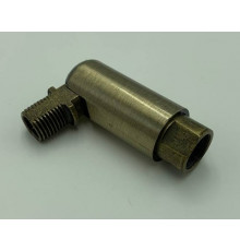 Поворотный элемент 15x57 мм, папа-мама М10х1, цвет антик