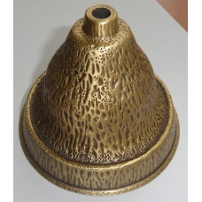 Потолочная чашка, латунь, центральное отверстие d-9,5 мм, цвет античная бронза