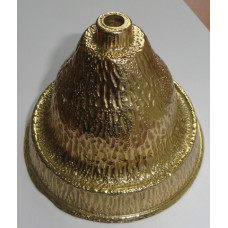 Потолочная чашка, латунь, центральное отверстие d-9,5 мм, цвет золото