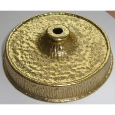 Потолочная чашка, латунь, центральное отверстие d-11 мм, цвет золото