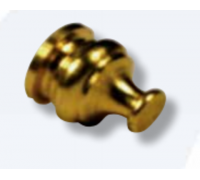 Наконечник декоративный D=M10x1 H=19 латунь