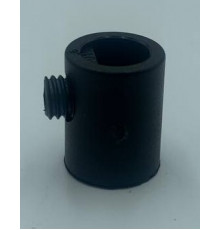 Кабельный зажим D=M10x1 d=M7x1 черный нейлон, фиксирующий винт в комплекте