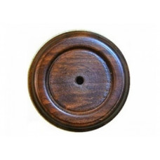 Рамка "Гусевъ" Деревянная круглая, одноместная, диаметр 100мм