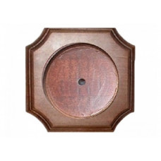 Рамка "Гусевъ" Деревянная фигурная, одноместная, диаметр 100мм