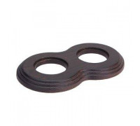 Рамка 2-х местная восьмёрка Цвет венге