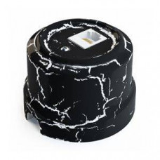 Ретро розетка керамическая RJ-45 декор Черный камень