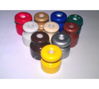 Изолятор фарфор h=24 mm, d=20mm, цветной