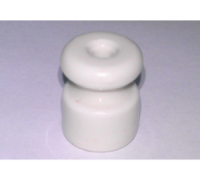 Изолятор фарфор глазурованный h-24 mm., d-18 mm., цвет белый.