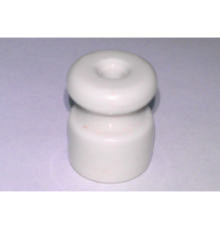 Изолятор фарфор глазурованный h-24 mm., d-18 mm., цвет белый.