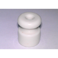 Изолятор фарфор глазурованный h-24 mm., d-18 mm., цвет белый.