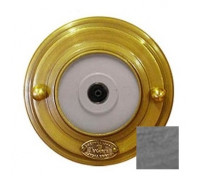 Ретро розетка алюминий телевизионная малая, механизм Legrand, 07010И-80 ГусевЪ