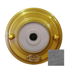 Ретро розетка алюминий телевизионная малая, механизм Legrand, 07010И-80 ГусевЪ