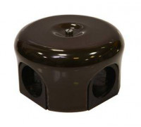 Lindas Распаечная коробка d 78 mm Цвет коричневый