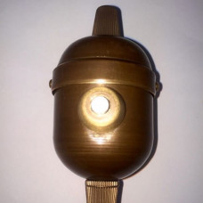 Ретро выключатель подвесной, проходной, латунь, 01220И-70 ГусевЪ, одноклавишный