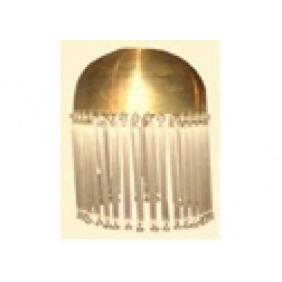 Плафон "Гусевъ" *купол латунь со стеклянными подвесками (янтарные),"Гусевъ"