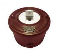 Ретро розетка медь RJ 4519330И-80 ГусевЪ
